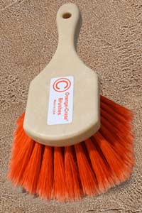 8 inch roound Orange-crete hand brush